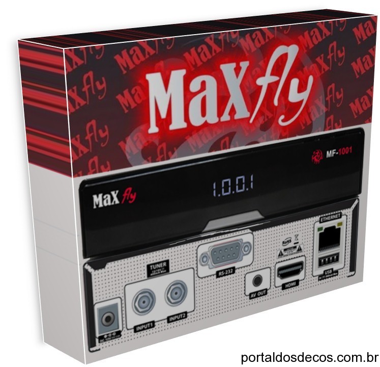 MAXFLY MF1001 ATUALIZAÇÃO V 1.022 - 01-08-15