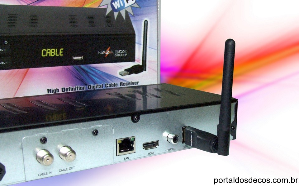 Nazabox Cable+ IP Configuração passo a passo NAZABOX