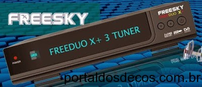 FREESKY FREEDUO X+ ATUALIZAÇÃO V2.29 KEYS 22W de 06-09-16 FREESKY
