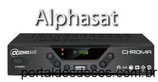 ALPHASAT CHROMA V 9.08.06.S41 ATUALIZAÇÃO de 09-09-17 ALPHASAT