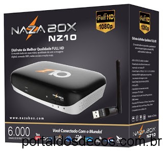 NAZABOX  -NAZABOX-NZ-10-1 NAZABOX NZ10 ATUALIZAÇÃO V2.27 de 24-11-17