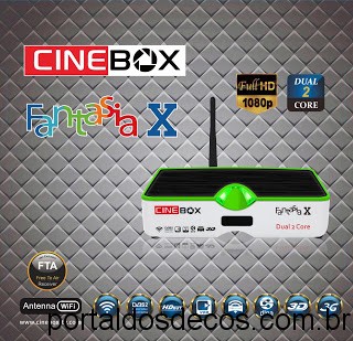 CINEBOX  -Cinebox-Fantasia-X-2 CINEBOX FANTASIA X ATUALIZAÇÃO de 27-12-17