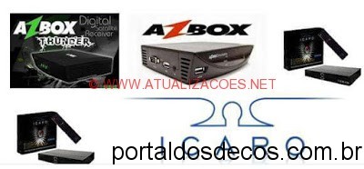 AZBOX  -THUNDER-EM-ICARO AZBOX THUNDER - BRAVISSIMO PLUS EM ICARO XF-5001 ATUALIZAÇÃO de 10-12-17