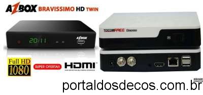 AZBOX BRAVISSIMO EM TOCOMFREE S928 ATUALIZAÇÃO MOD de 04-02-18 AZBOX