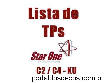 LISTA DE TPS ATUALIZADA STAR ONE C4 70W HDS E SDS 03-03-18 CINEBOX SATELITES TOCOMSAT