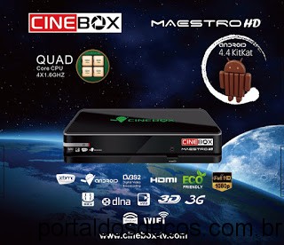 CINEBOX  -CINEBOX-MAESTRO-HD CINEBOX MAESTRO HD ATUALIZAÇÃO V4_39_0 de 11-06-18