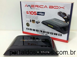 AMERICABOX  -AMERICABOX-S105-PLUS AMERICABOX S105 PLUS ATUALIZAÇÃO V1.18 de 27-07-18