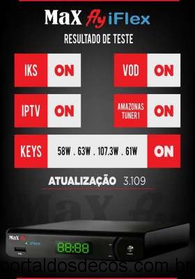 MAXFLY  -maxfly MAXFLY iFLEX ATUALIZAÇÃO V 3.109 de 28-08-18