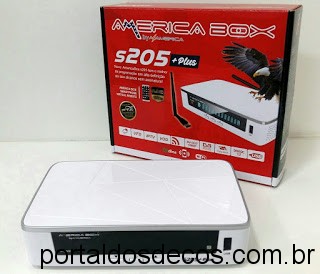 AMERICABOX  -AMERICABOX-S205-PLUS AMERICABOX S205 HD PLUS ATUALIZAÇÃO H1.63 / H1.65 de 17-10-18