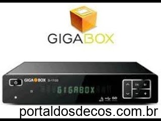 GIGABOX  -GIGABOX-S1100 GIGABOX S1100 ATUALIZAÇÃO MODICIFADA SKS 61W de 21-02-20