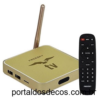 FREESKY TV 4K DOURADA V 7.0.8.22 ATUALIZAÇÃO de 05-07-21 FREESKY
