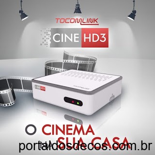 TOCOMSAT  -TOCOMLINK-CINE-HD-3 TOCOMLINK CINE HD3 ATUALIZAÇÃO V3.002 de 25-08-21
