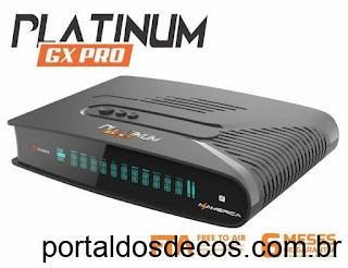 AZAMERICA PLATINUM GX PRO ATUALIZAÇÃO V 1.18 de 11-12-21 AZAMERICA